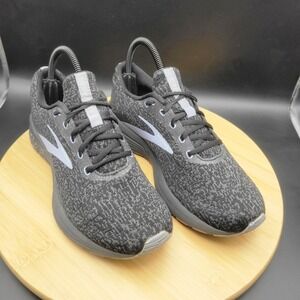 Brooks Signal 3 Womens Running Shoes Black Grey Knit 1203491B094 Size 7.5